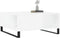 vidaXL - Salontafel - 80x80x36,5 - cm - bewerkt - hout - wit