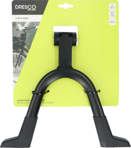 Dresco - Tweebeenstandaard Luxe - Geschikt voor 28 inch E-bikes - Zwart