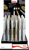 Gelschrijver pentel k230m m metallic assorti | 36 stuks
