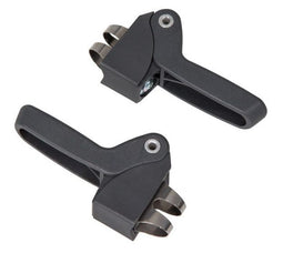 Qibbel Voetsteunen q193 zwart 12 cm 2 stuks