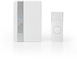 Nedis DOORB223C - Draadloze Deurbelset - 36 melodieën - Wit