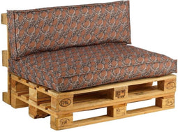 In the Mood Mitchell Palletkussens - 120 x 80 cm / 120 x 40 cm - Bruin