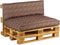 In the Mood Mitchell Palletkussens - 120 x 80 cm / 120 x 40 cm - Bruin