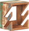 vidaXL - Wandskateboardhouder - 25x20x30 - cm - massief - gerecycled - hout