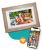 Pora&Co - Digitale fotolijst - WiFi - 8 inch HD IPS Display Licht Bruin/Wit