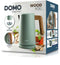 DOMO DO9282WK - Waterkoker - 1,7L 2200W 360° draaibaar - Grijs met houtlook