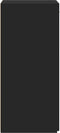 vidaXL - Dressoir - 50x42,5x93 - cm - bewerkt - hout - zwart
