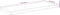 vidaXL - Tafelblad - rechthoekig - natuurlijke - rand - 110x40x3,8 - cm - acaciahout