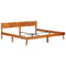 Bedframe zonder matras massief hout 200x200 cm