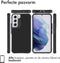 iMoshion Hoesje Geschikt voor Samsung Galaxy S22 Plus Hoesje Shockproof - iMoshion Rugged Hybrid Carbon Case - Zwart