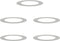 vidaXL - Platteringboom - Ring - 5 - st - Ø60/90 - cm - Gegalvaniseerd - Staal