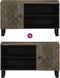 vidaXL - Tv-meubel - 80x33x46 - cm - massief - mangohout - zwart