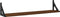 vidaXL - Wandschappen - 2 - st - 80x15x15,5 - cm - bewerkt - hout - bruin - eikenkleur