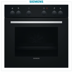SIEMENS EQ110KA2B - Inbouw ovenset met elektrische kookplaat - 3D hetelucht - Zwart