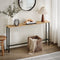 SoBuy FSB19-E - Bijzettafel - Zwart Houtcomposiet - 120 x 20 x 65 cm