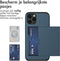 imoshion Hoesje Geschikt voor iPhone 12 Pro / 12 Hoesje - Ruimte voor 2 pasjes - imoshion Backcover met pasjeshouder - Donkerblauw