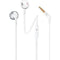 JBL T205 - In-ear oordopjes - JBL Pure Bass geluid - Chroom Wit