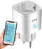 Gologi Slimme stekker - Smart plug - Energieteller - WIFI - Google Home & Amazon Alexa - Wit