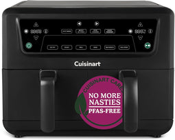 Cuisinart AFD10OBLE - Airfryer XXL Dual-Zone - 2x5,2L - 6 kookfuncties - PFAS vrij - Zwart