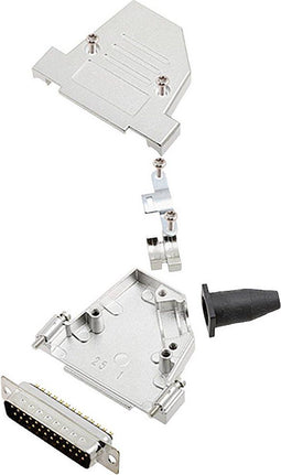 encitech DTSL25-SJSRG-S-DMP-K 6355-0091-23 D-sub male connectorset 45 ° Aantal polen: 25 Soldeerkelk 1 stuk(s)