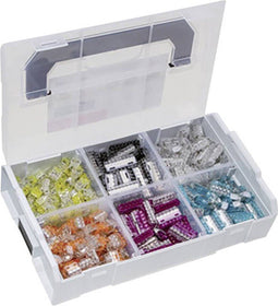 HellermannTyton 148-90046 Helacon Assortiment verbindingsklemmen Flexibel: 1-2.5 mm² Massief: 0.5-2.5 mm² Aantal polen: