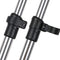 vidaXL Biminitop steunpalen 2 st aluminium