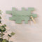 TETROMINO Kapstok - Modulaire wandkapstok - Speelse Tetris inspiratie - Dusty Green