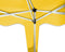 Casaria Vouwpaviljoen. party tent Capri - Popup geel 3x3m
