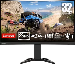 Lenovo G32qc-30 - Monitor - 32" 2560x1440 (Quad HD) 165Hz VA Gebogen - Zwart