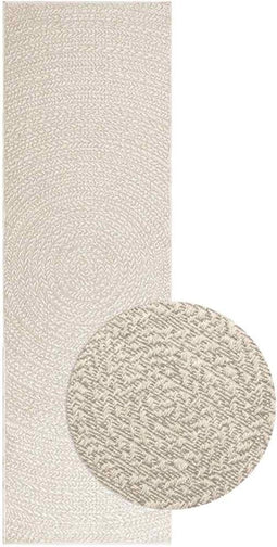 vidaXL - Vloerkleed - ZIZUR - room - binnen - en - buiten - 80x250 - cm - jute - look