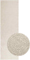 vidaXL - Vloerkleed - ZIZUR - room - binnen - en - buiten - 80x250 - cm - jute - look