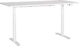 DESTINAS - Elektrisch Verstelbaar bureau - Wit - 180 cm - MDF