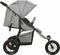 vidaXL - Kinderwagen - staal - lichtgrijs