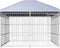 vidaXL - Hondenkennel - voor - buiten - met - dak - 300x300x200 - cm