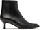 Unisa Lomas - Enkellaarsjes met rits - Kitten heel 6 cm - Zwart - Maat 39