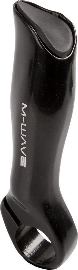 M-wave Bar End 12 Cm Aluminium Zwart 2 Stuks