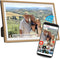 Denver PFF3263 - Digitale Fotolijst 32 inch - Full HD IPS Touchscreen - Frameo App - Hout