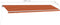 vidaXL - Luifel - vrijstaand - handmatig - uittrekbaar - 600x350 - cm - oranje - bruin