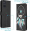 iMoshion Hoesje Geschikt voor Samsung Galaxy A71 Hoesje Met Pasjeshouder - iMoshion Design Softcase Bookcase - Zwart / Meerkleurig / Dreamcatcher