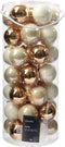 Kerstbal glas d6 cm prl 49st