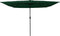 vidaXL - Vierkante - Tuinparasol - met - LED-verlichting - 295x245 - cm - Groen