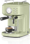 Swan One-Touch Retro Espressomachine - Groen - 1100 Watt