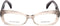 Brillenframe Dames Alexander McQueen AMQ-4203-K6M Grijs Beige