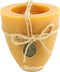 Kaars beker rond Tonnie L amber