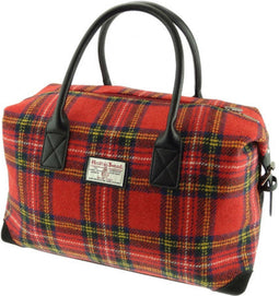 Weekendtas Esk Tartan Royal Stewart - Harris Tweed - Glen Appin of Scotland