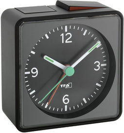 TFA-Dostmann Push - Wekker - Klok Snooze Zoemer alarm - Zwart