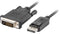 Lanberg CA-DPDV-10CU-0018-BK - DisplayPort 1.2 naar DVI-D 24+1 - 1,8 meter - Zwart