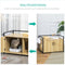 PawHut D31-053 - Kattenbak gesloten - Magnetisch deurtje - Naturholz