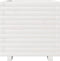 vidaXL - Plantenbak - 50x50x49,5 - cm - massief - grenenhout - wit