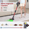 RAVAS 806 - Snoerloze Stofzuiger 35 KPA 550 W 60 minuten OLED touchscreen 1,7 l afneembare batterij